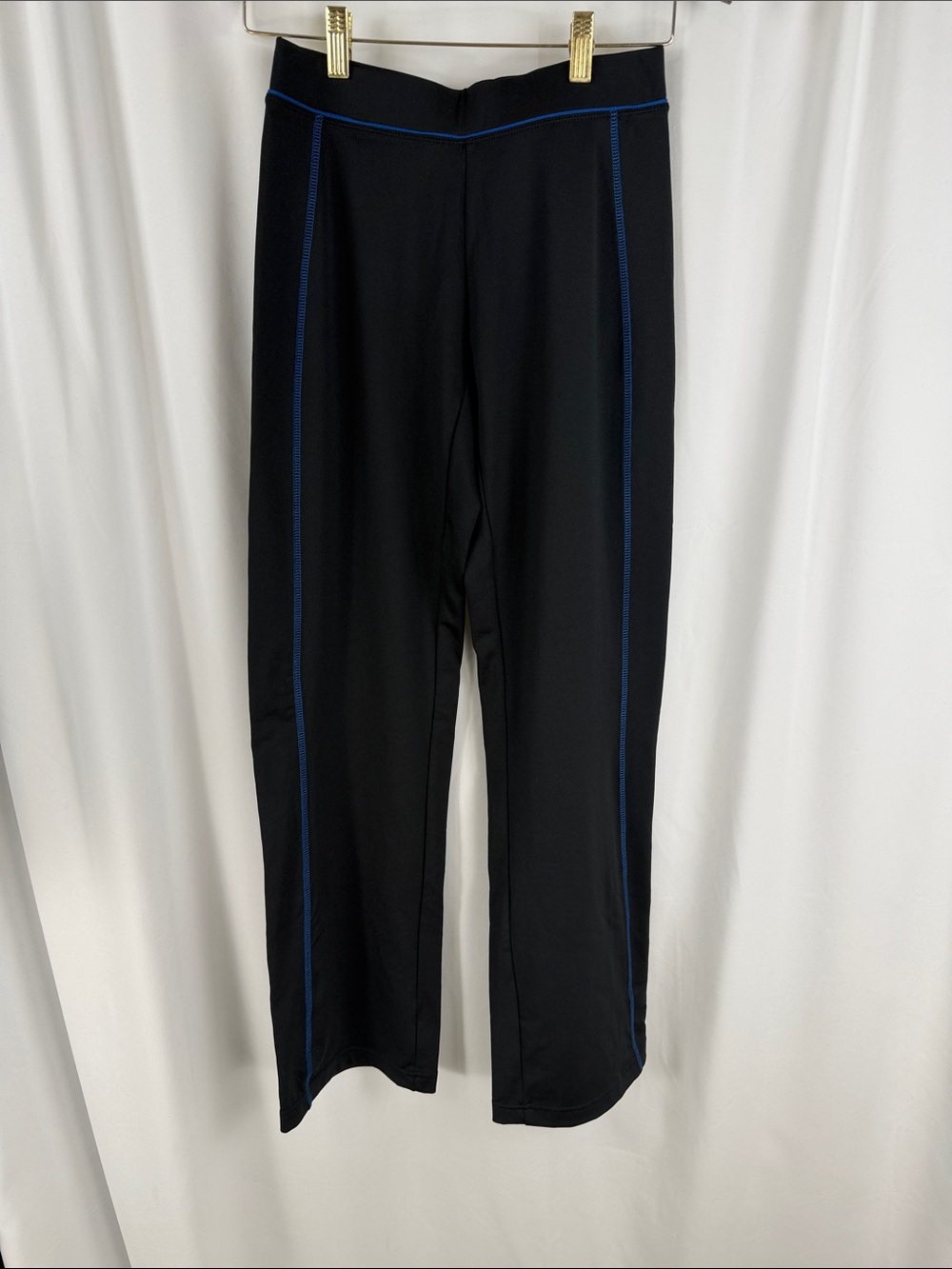Nike Black Joggers with Blue Piping